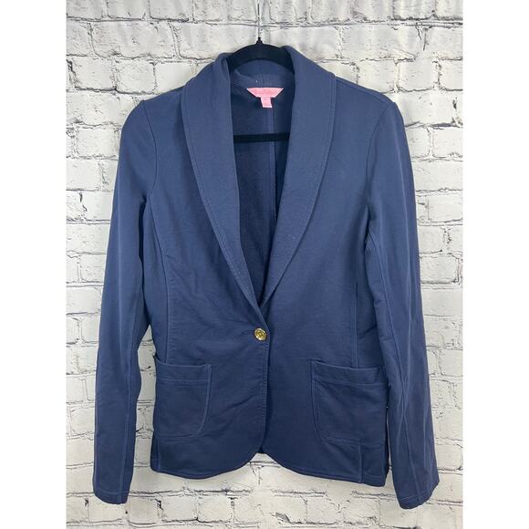 Lily Pulitzer Navy Blue Blazer - Picture 1 of 5